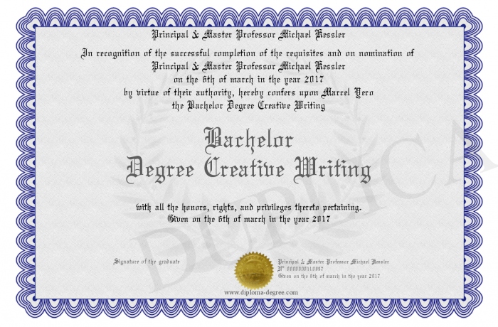 Creative Writing (Certificate)